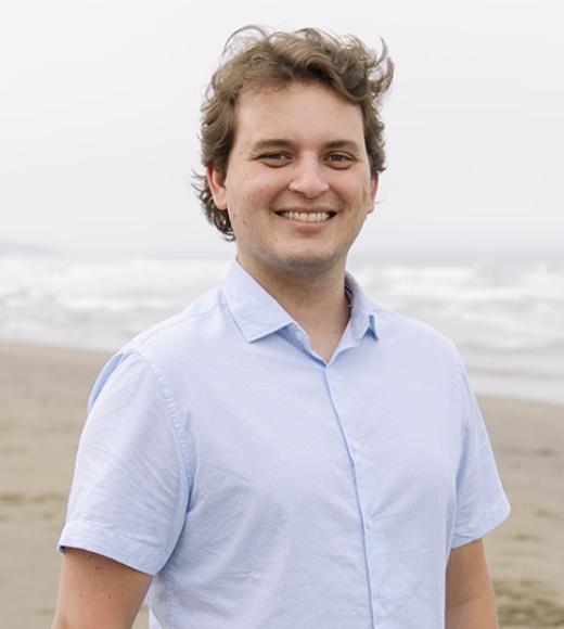 At the beach.
